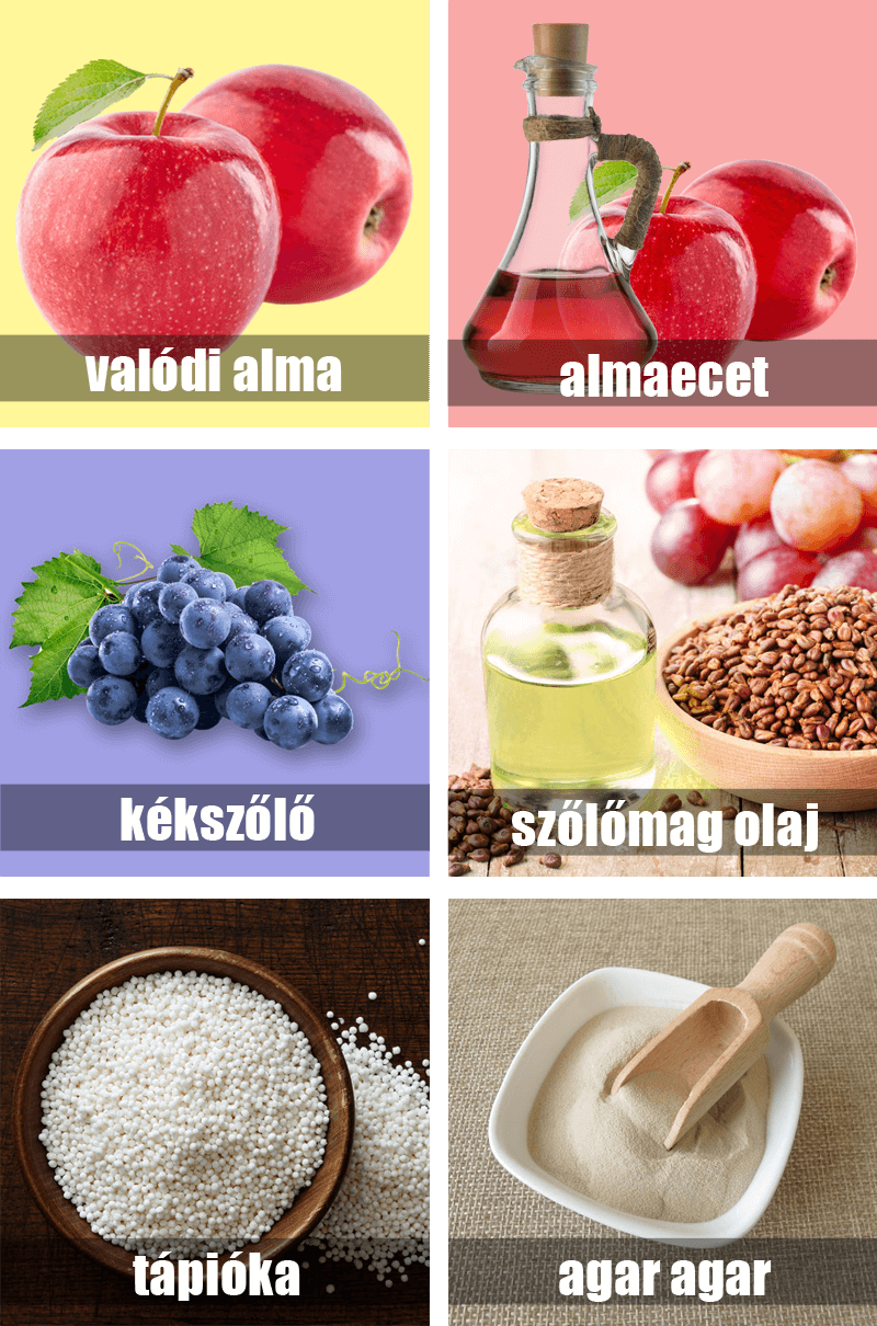 Nani almaecet gyümölcszselé összetevők