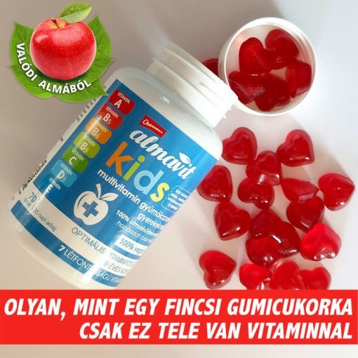 multivitamin gumicukor gyerekeknek 7 vitaminnal