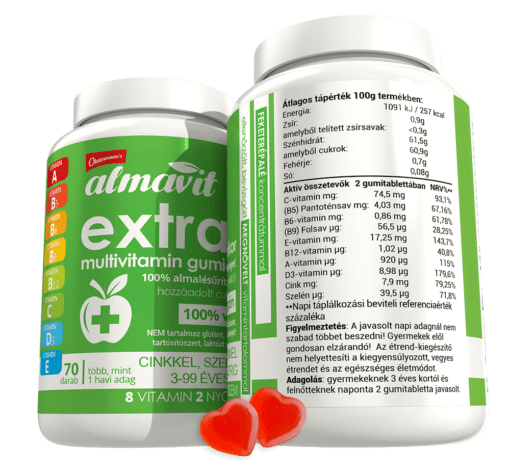 extra multivitamin gumicukor