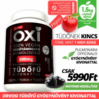 oxi tüdővitamin orvosi tüdőfű kivonattal