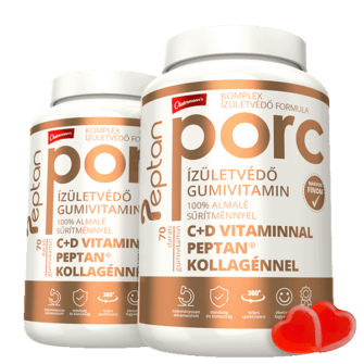 ízületvédő gumivitamin peptan kollagénnel C + D vitaminnal
