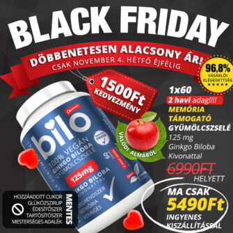 black friday bilo ginkgo biloba memóriatámogató gyümölcszselé