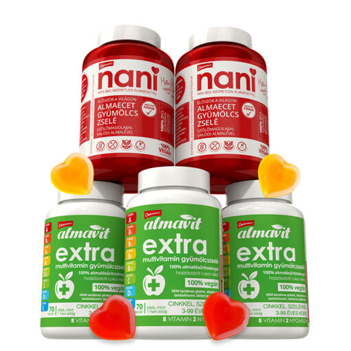 extra-gumivitamin-multivitamin-gyumolcszsele-nani-almaecet-gyümölcszselé