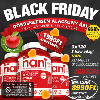 black friday nani almaecet gyümölcszselé