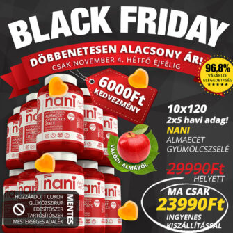 black friday nani almaecet gyümölcszselé