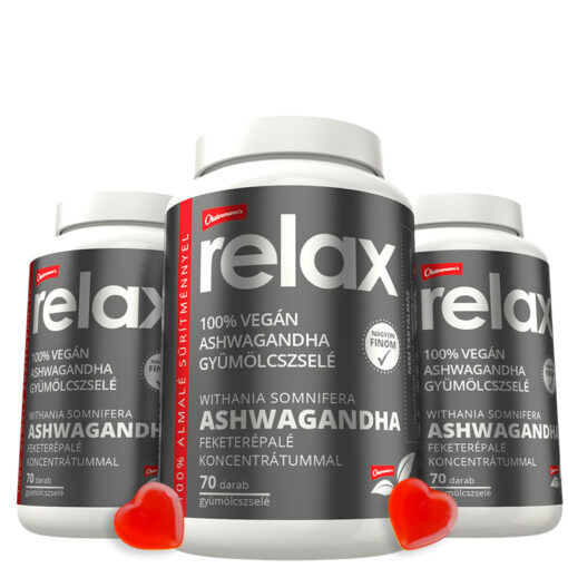 relax ashwagandha gyümölcszselé gumicukor