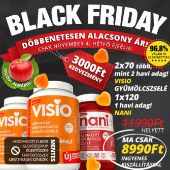 black friday visio szemvitamin sárgarépa avokádóolaj nani almaecet gyümölcszselé