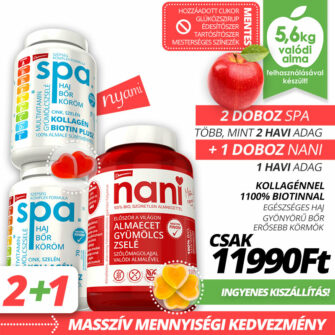 2 spa 1 nani almaecet gyumolcszsele hajvitamin