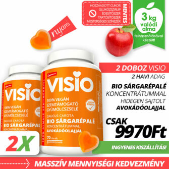 visio szemvitamin gyümölcszselé sárgarépalé avokádó