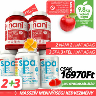 3 spa hajvitamin 2 nani almaecet gumicukor