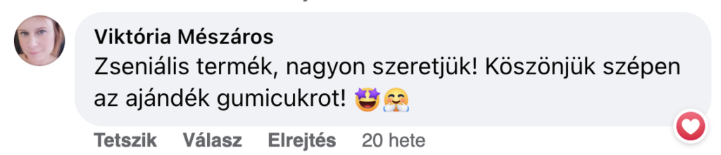 nani almaecet gumicukor velemeny zsenialis