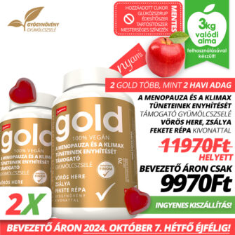 gold klimax menopauza gyümölcszselé