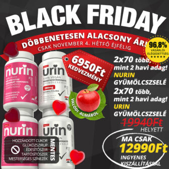 black friday Nurin női húgyutakat támogató gyógynövényes gumicukor Urin prosztatatámogató gyógynövényes gyümölcszselé gumicukor