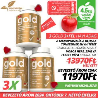 gold klimax menopauza gyümölcszselé