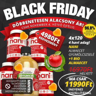 black friday top diéta nani almaecet gyümölcszselé